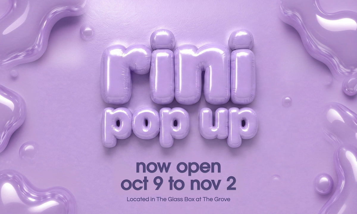 The rini pop-up lands at The Grove